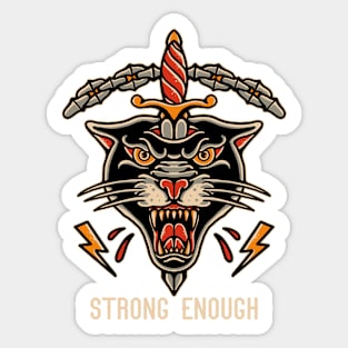 STRONG ENOUGH Sticker